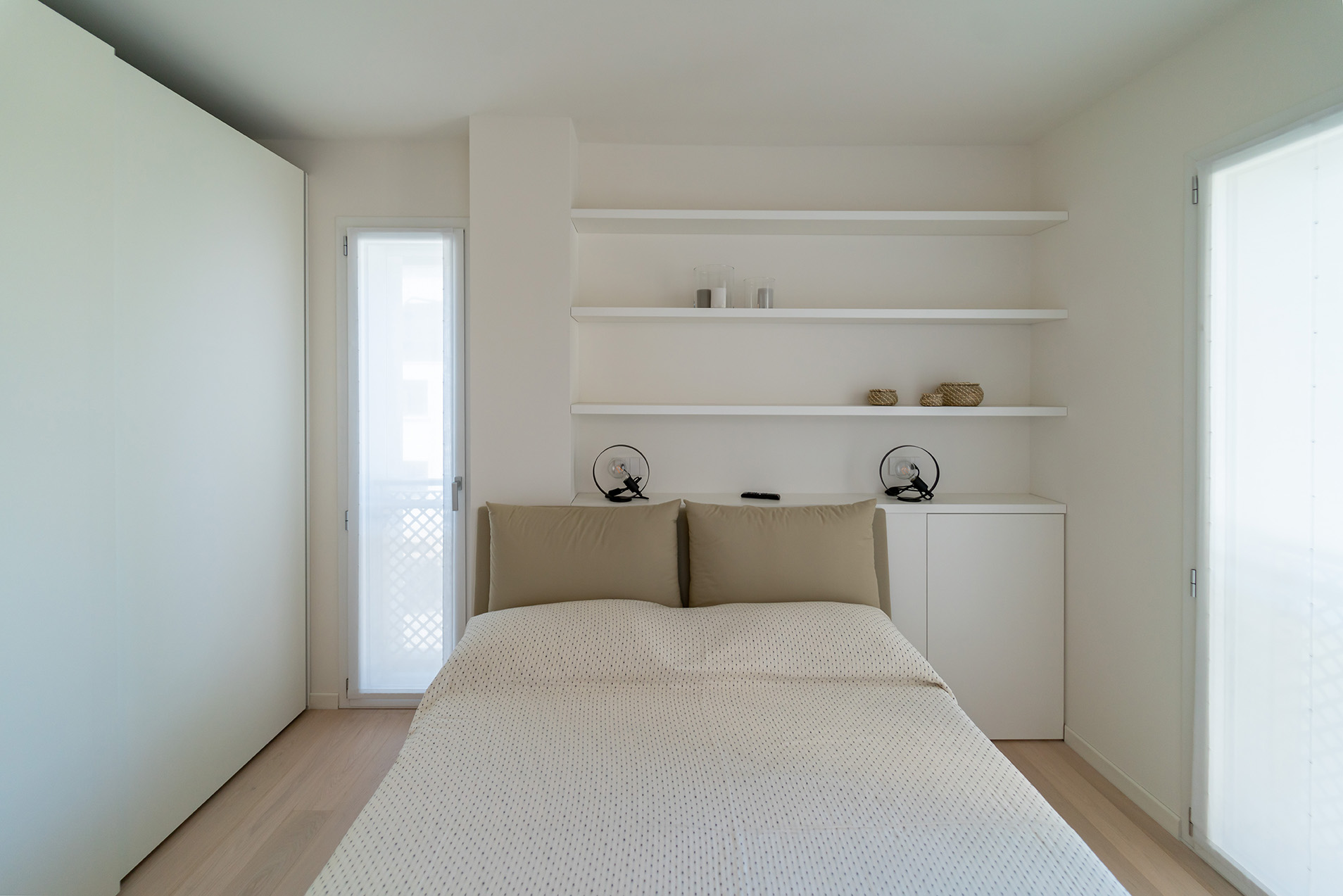 progettazione camera da letto bilocale city life milano